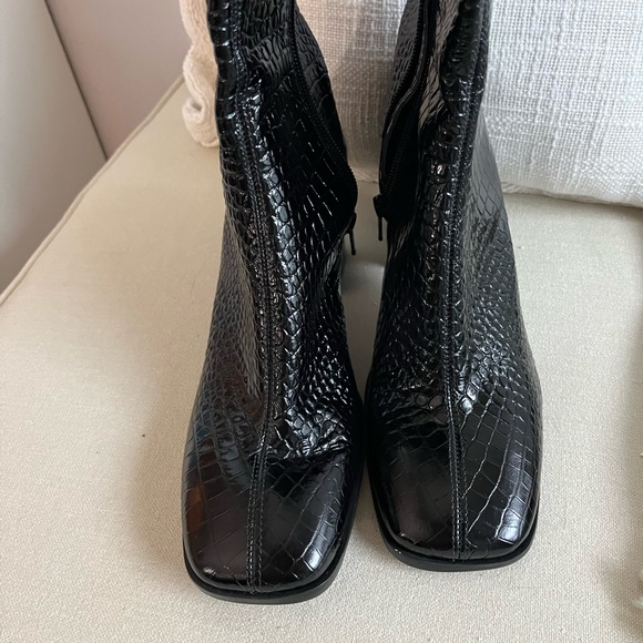 Reformation Nylah Nappah black knee high boots size 38 - Picture 7 of 7